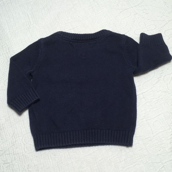 6-9m (4/$20) Navy Hilfiger Sweater - Picture 8 of 13